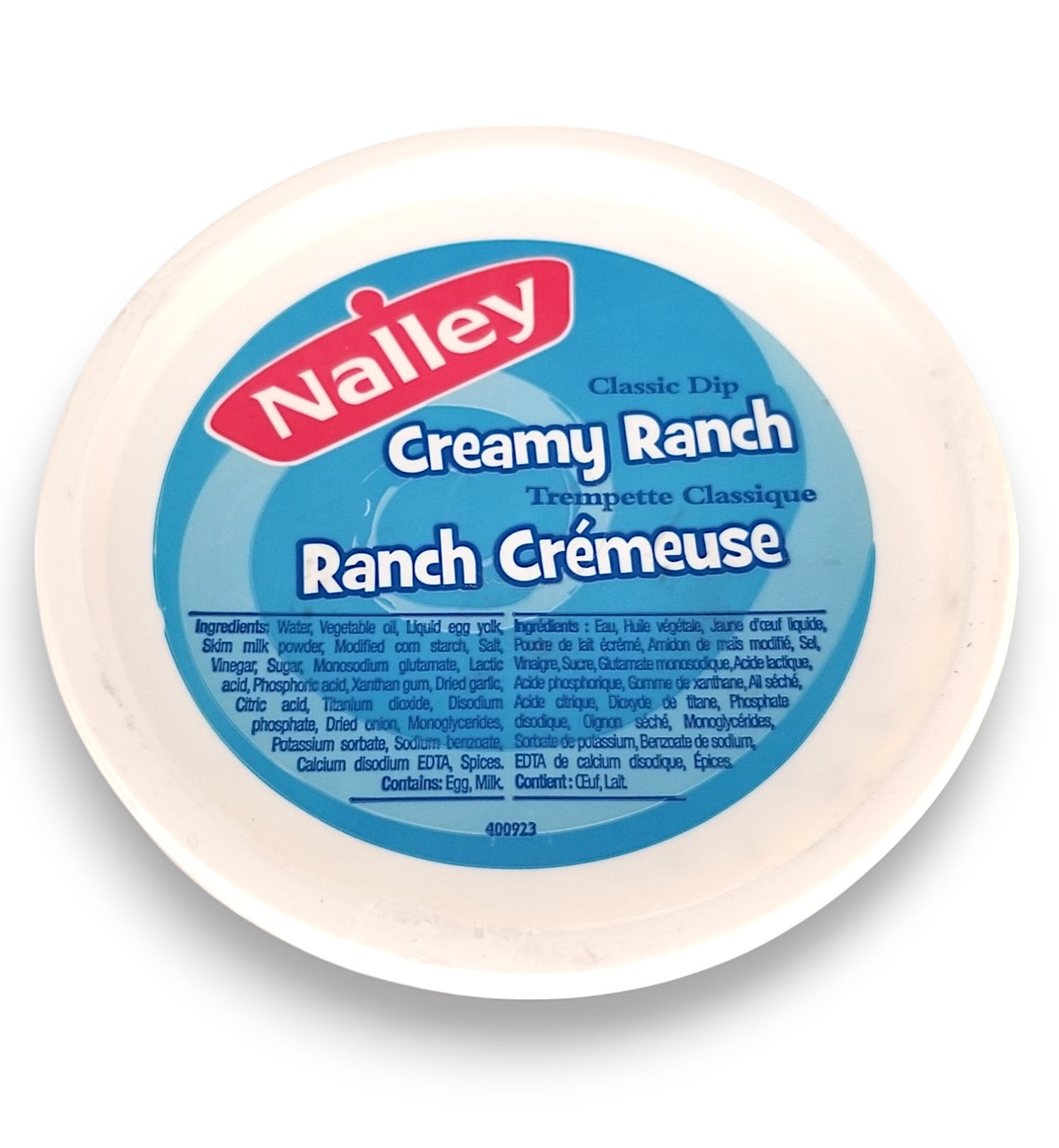 Top of Nalley Creamy Ranch Classic Dip, 225g/7.9 oz., Tub