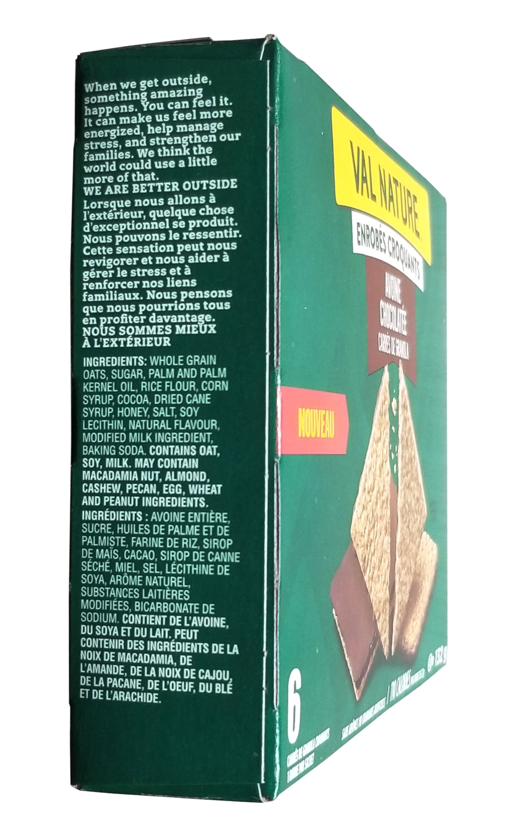 Nature Valley Crunchy Dipped Chocolatey Oats Granola Squares, 132g/4.6 oz. {Imported from Canada}