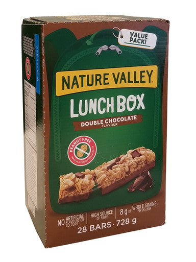 Nature Valley Lunch Box Double Chocolate Flavor Granola Bars, 28ct, 728g/1.6 lbs., {Imported from Canada}