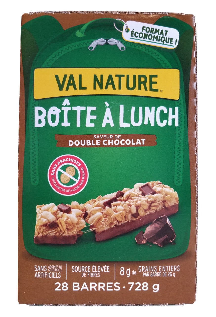 Nature Valley Lunch Box Double Chocolate Flavor Granola Bars, 28ct, 728g/1.6 lbs., {Imported from Canada}