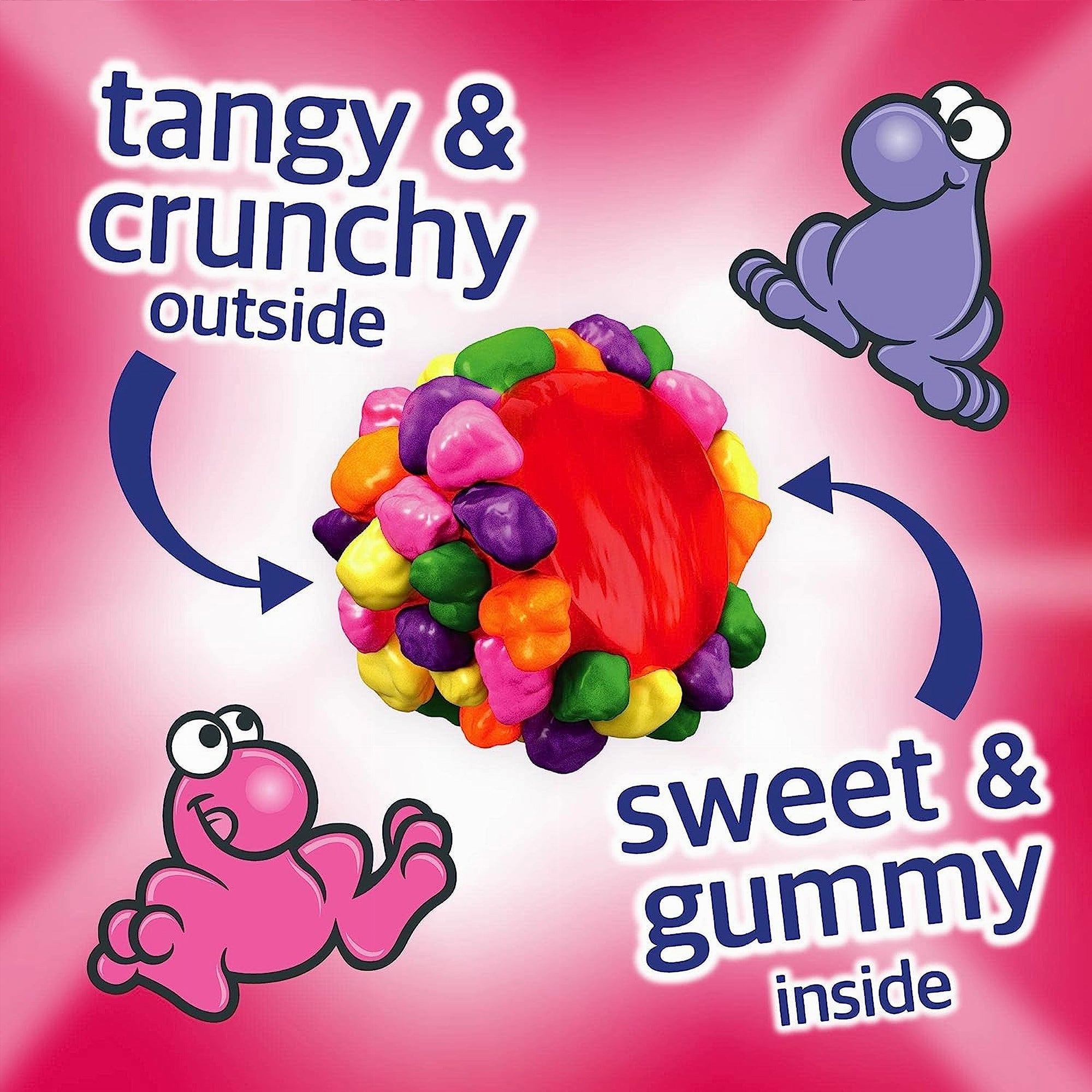 Nerds Gummy Clusters Rainbow 142g sweet gummy inside — soft chewy center