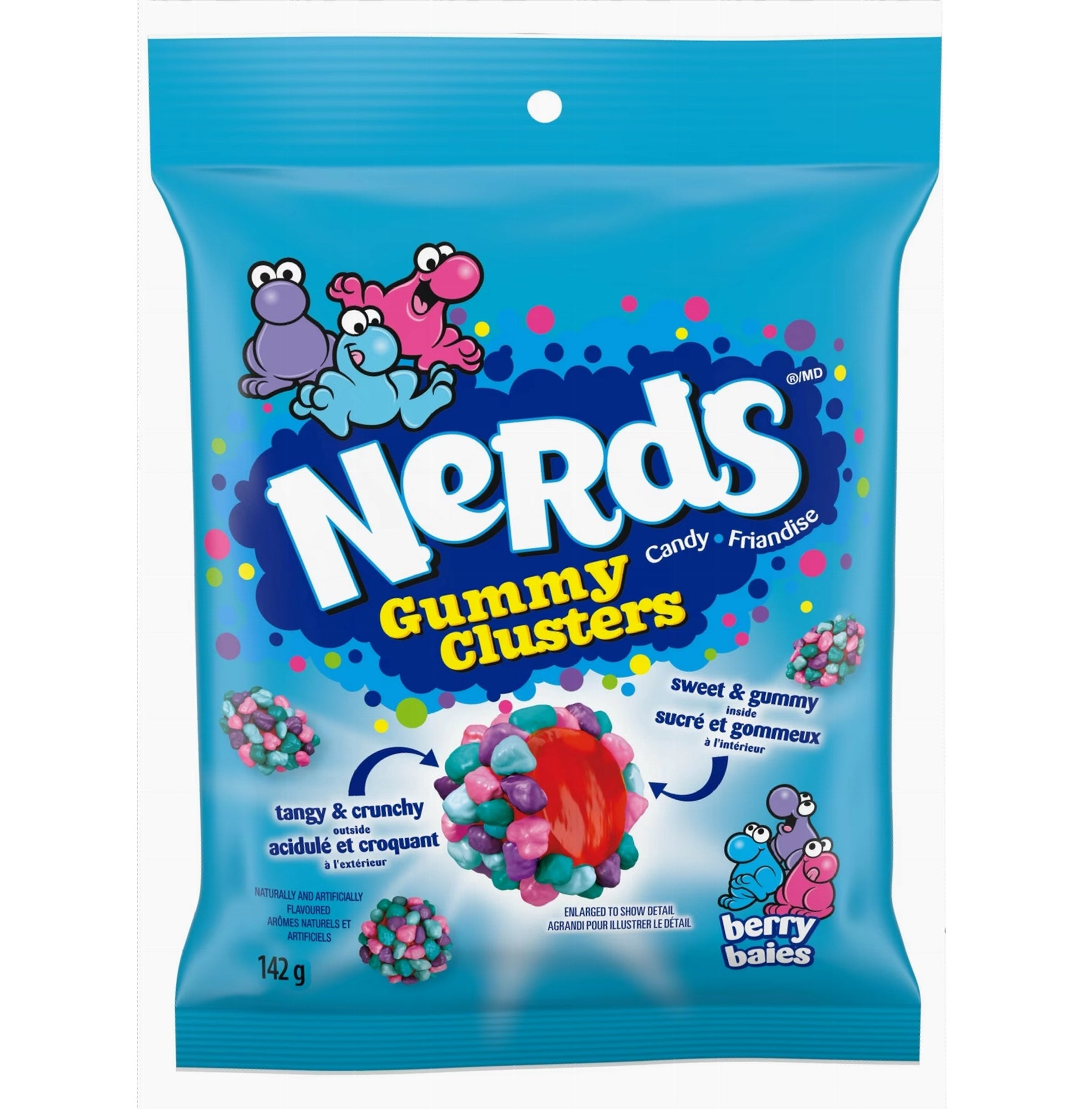 Nerds Gummy Clusters Berry 10-pack single bag front