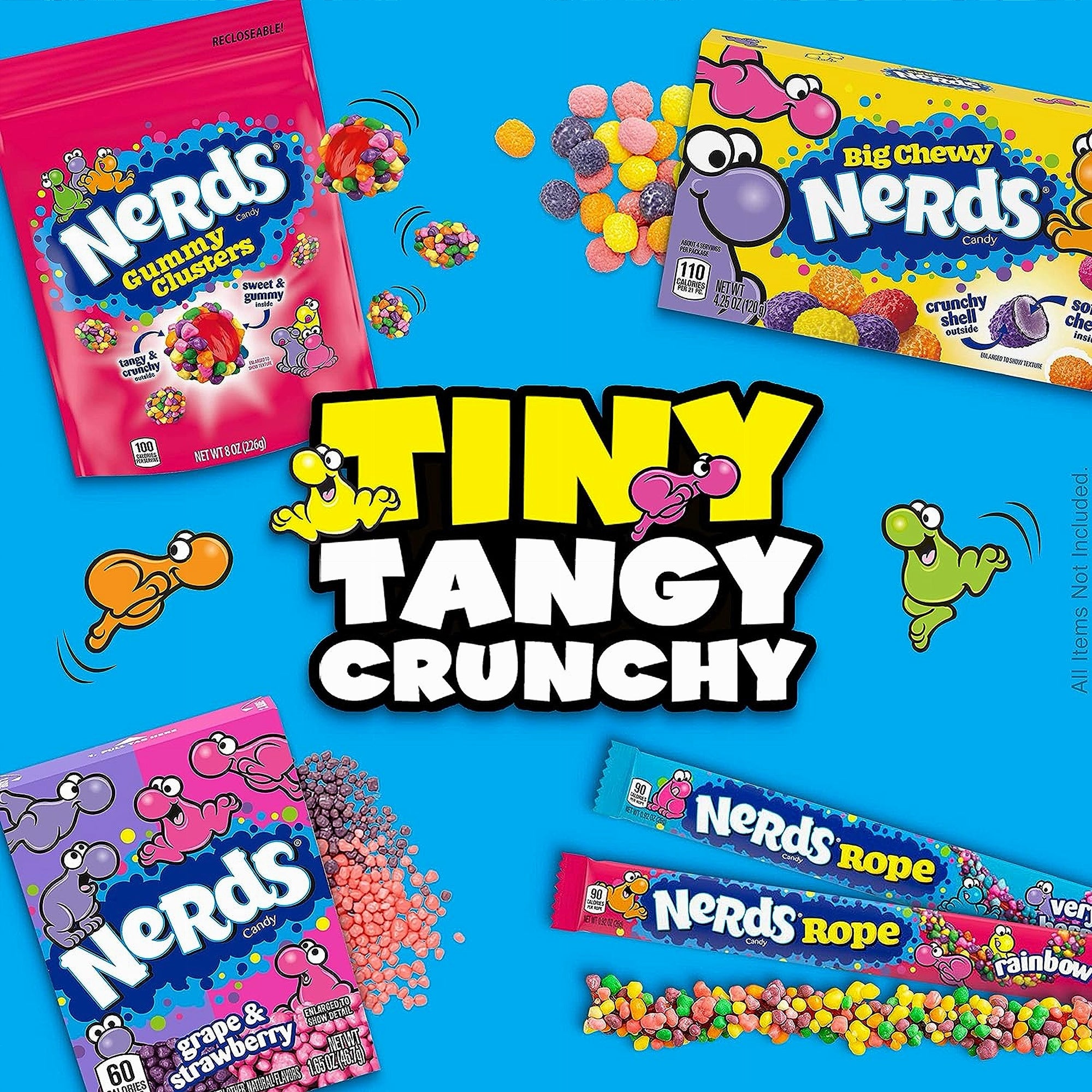 Nerds Gummy Clusters Cherry Lemonade 142g tiny tangy crunchy candy detail