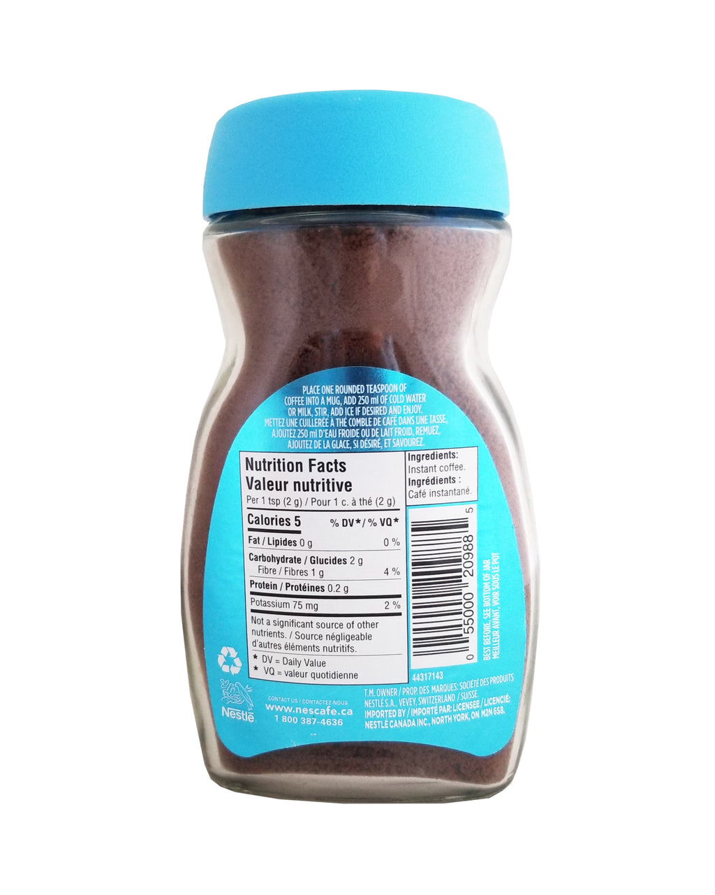 Nescafe Instant Iced Coffee Jar, 100g/3.5 oz