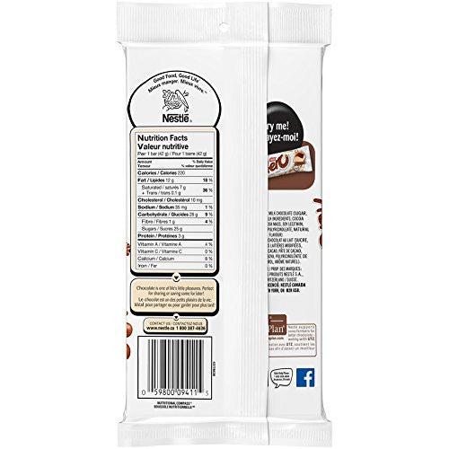 Nestlé Aero Milk Chocolate Bar Back