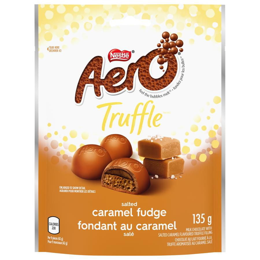 Nestle Aero Salted Caramel Fudge Mini's, 135g/4.8oz., Pouch