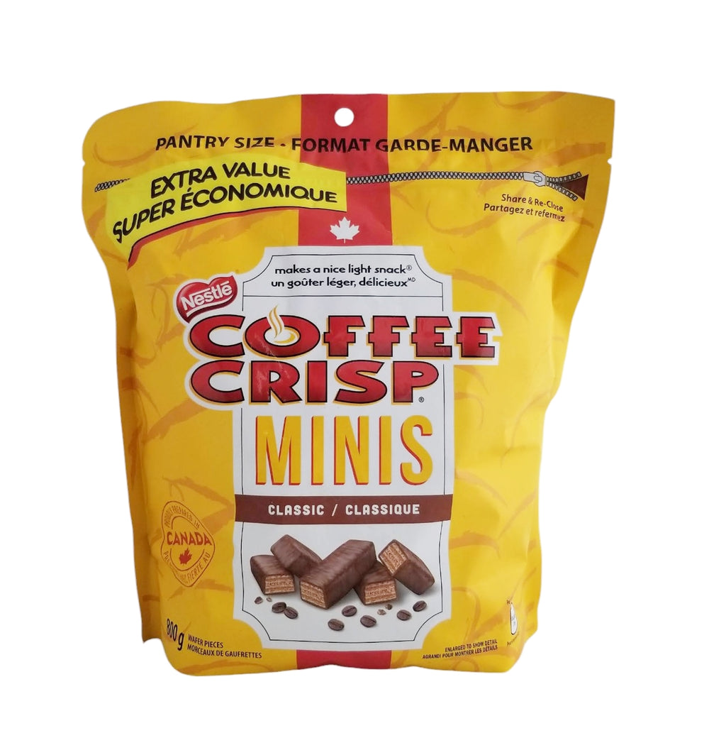 Nestle Coffee Crisp Classic Minis, Extra Value, 800g/1.75 lb. Bag