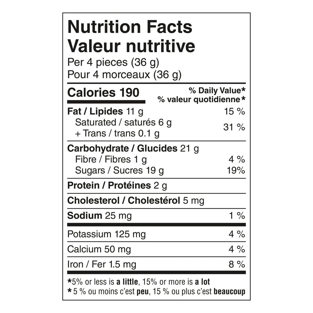 Nestle KitKat Hide Me Eggs 153g/5.4oz Bag Nutrition Facts