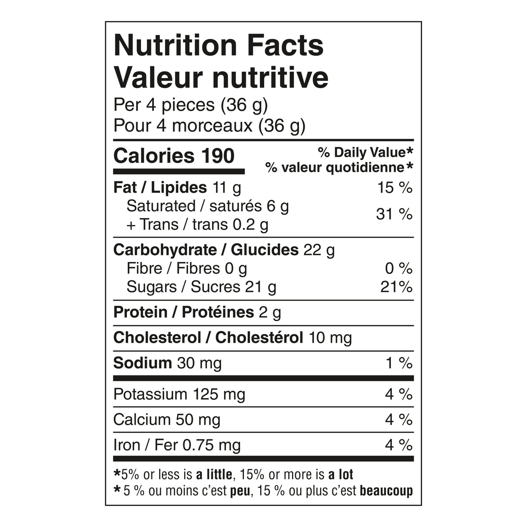 Nestle Smarties Hide Me Eggs 153g/5.4oz Bag Nutritional Facts