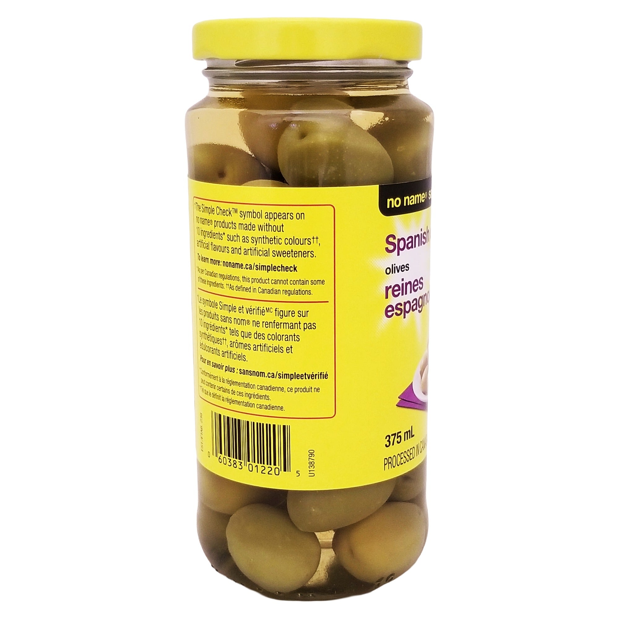 No Name Spanish Queen Olives, 375ml (12.7 fl oz)