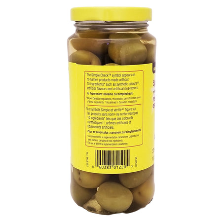 No Name Spanish Queen Olives 375ml UPC barcode 060383012205