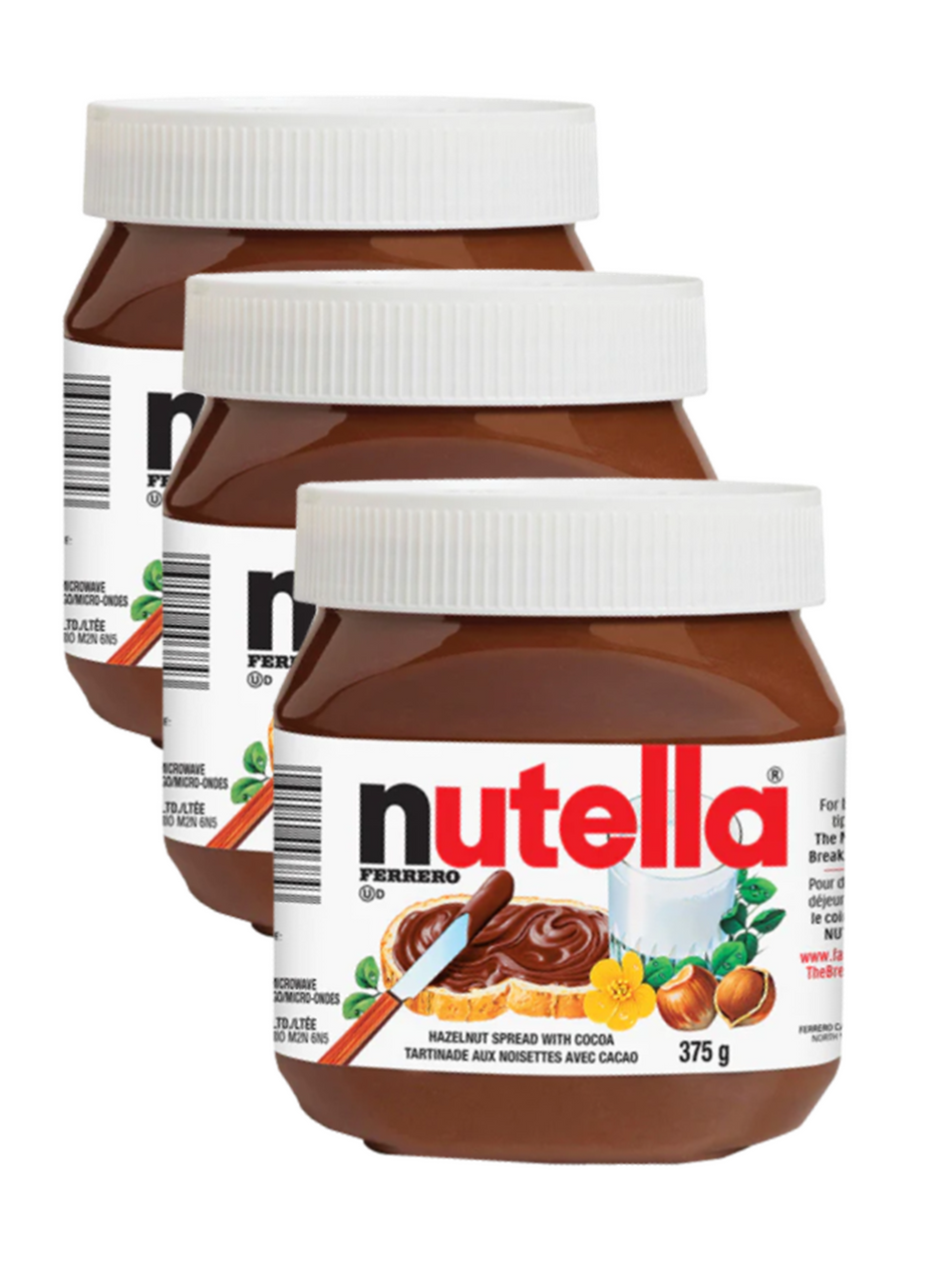 Nutella Sandwich Spread, 375g/13.2 oz., (3 pack) {Imported from Canada}