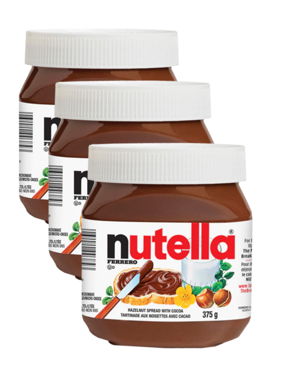 Nutella Sandwich Spread 375g 13 2 Oz 3 Pack {imported From Canada