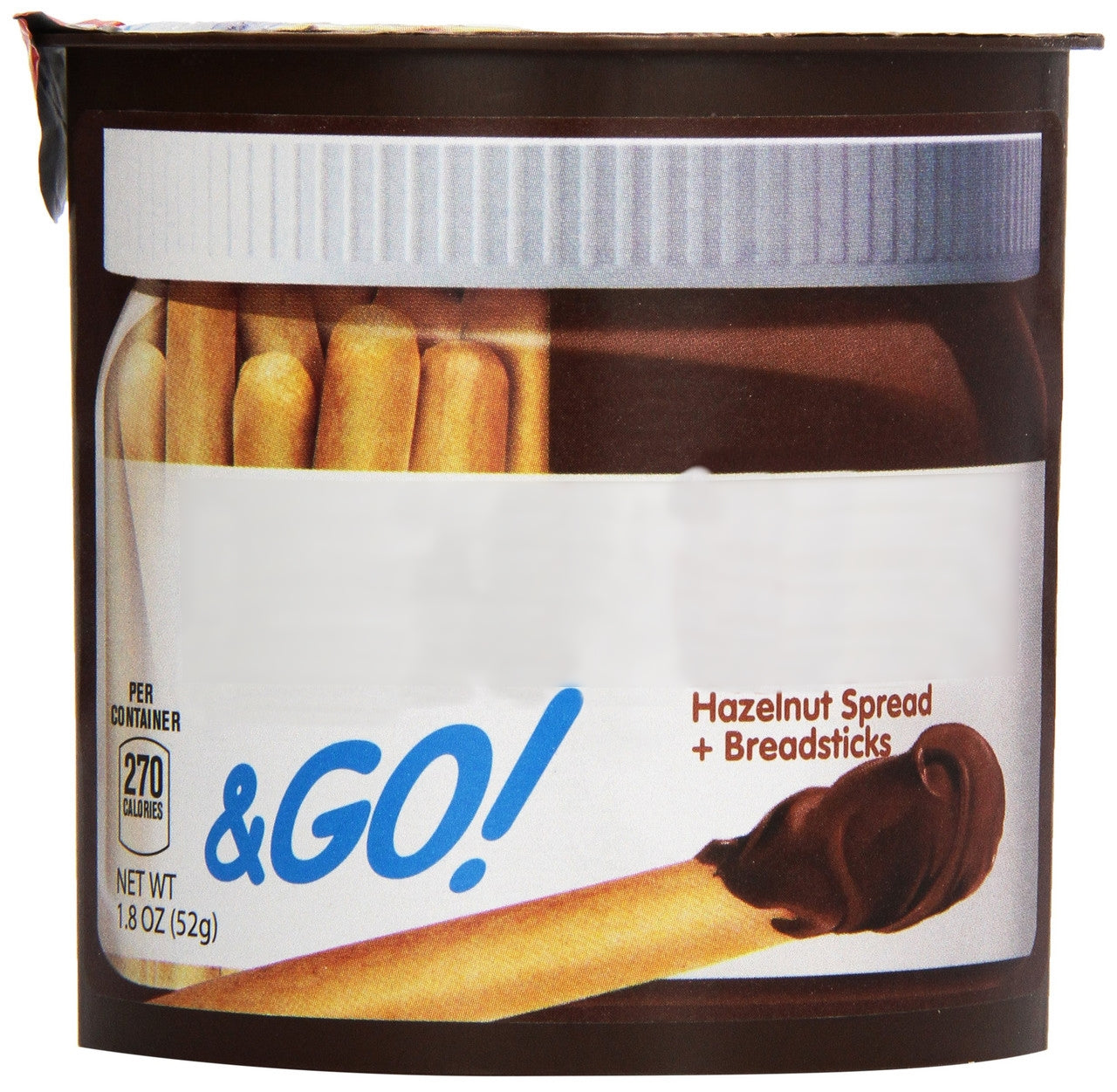 Nutella & Go Snack Packs, Chocolate Hazelnut Spread with Breadsticks, 16ct, 52g/1.8 oz per pack, {Imported from Canada}