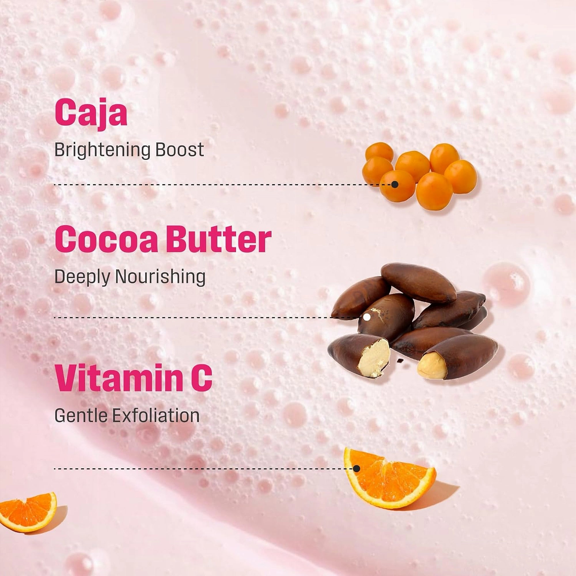 Nutrius Brazilian Body Butter Cream – Coco Bliss & Berry Bliss 2 x 177 mL (6 fl oz) - ingredients with caja, cocoa butter, vitamin C