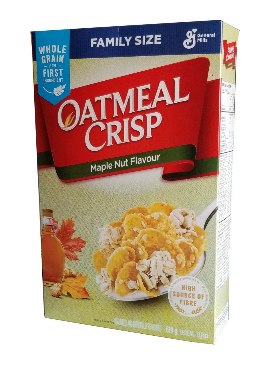 Oatmeal Crisp Maple Nut Flavour Cereal, 619g/21.6 oz., Box {Imported from Canada}