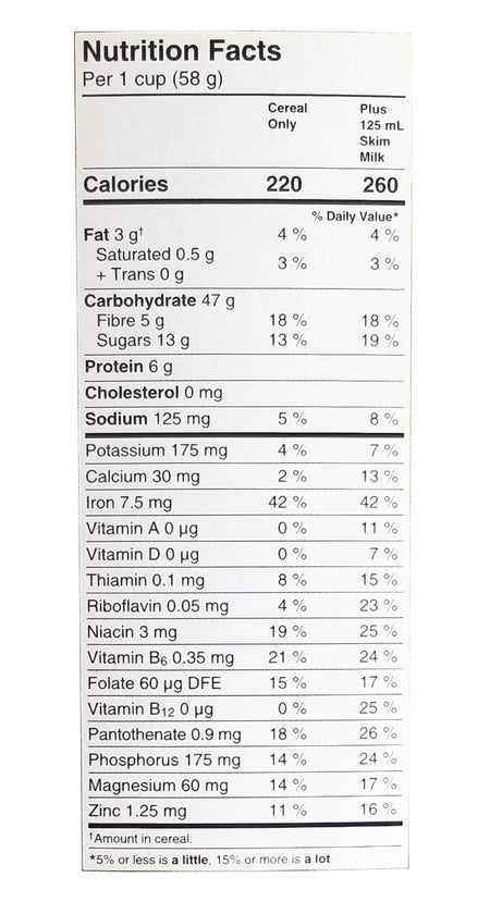 Oatmeal Crisp Maple Nut Flavour Cereal, 619g/21.6 oz., Box {Imported from Canada}