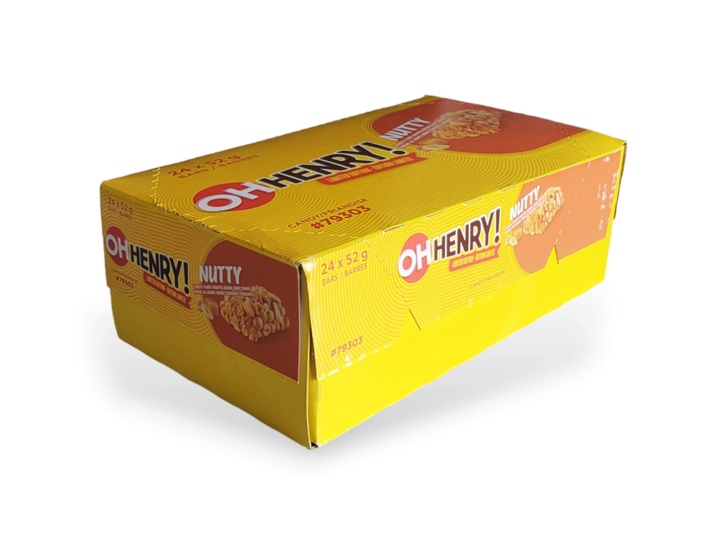 Hershey Oh Henry Nutty Bars, 24 x 52g/1.8 oz. Bars