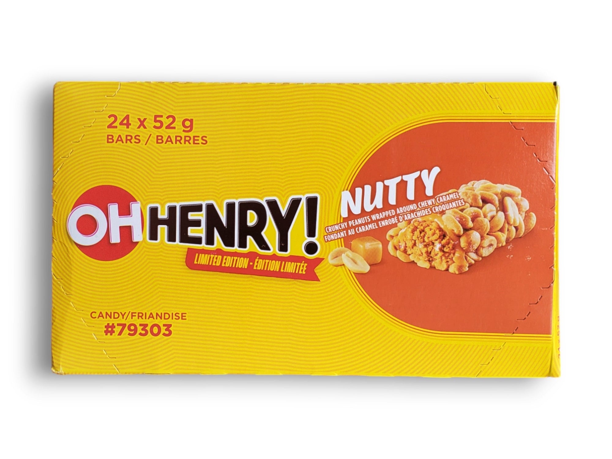 Hershey Oh Henry Nutty Bars, 24 x 52g/1.8 oz. Bars