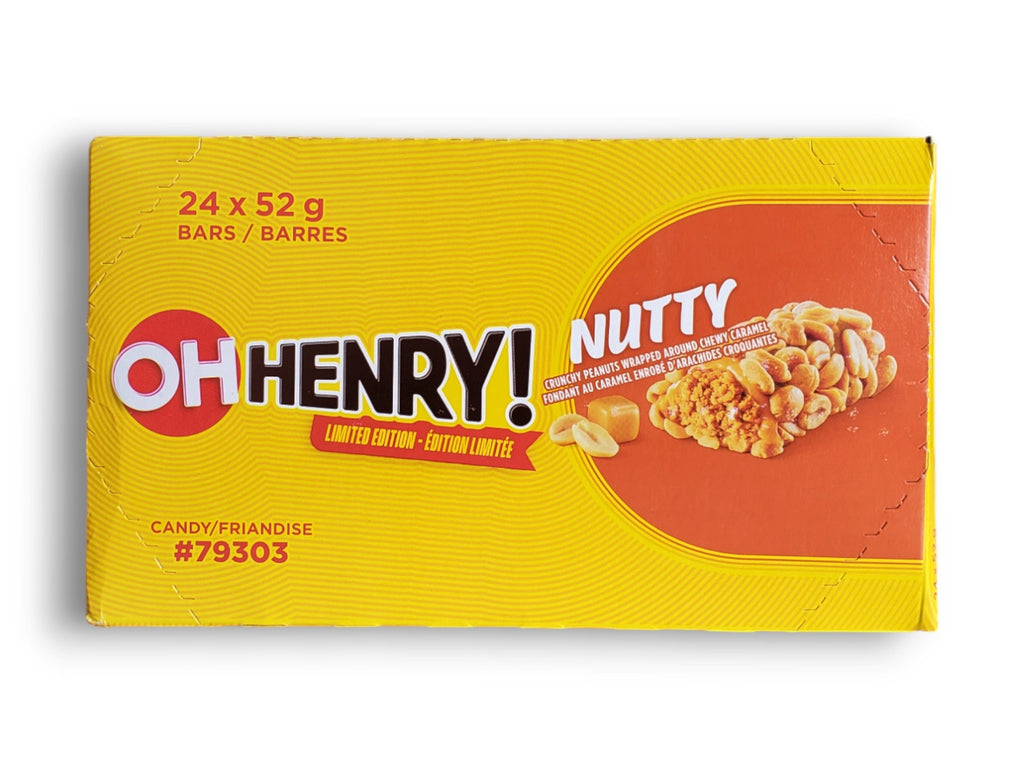 Hershey Oh Henry Nutty Bars, 24 x 52g/1.8 oz. Bars