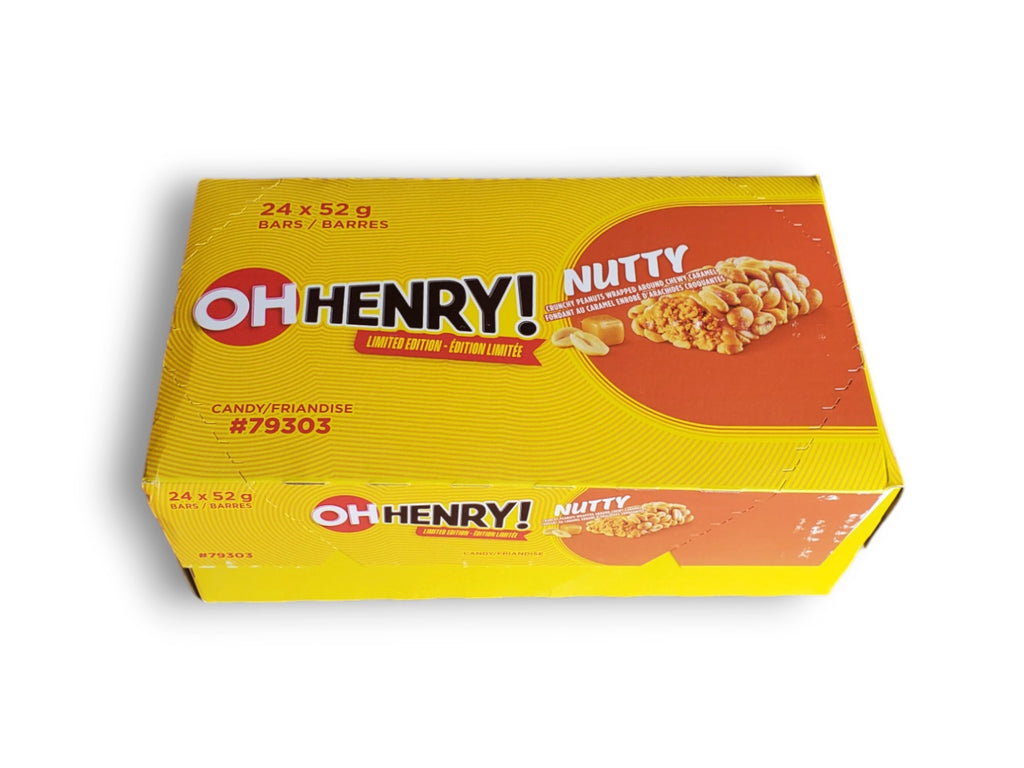 Hershey Oh Henry Nutty Bars, 24 x 52g/1.8 oz. Bars