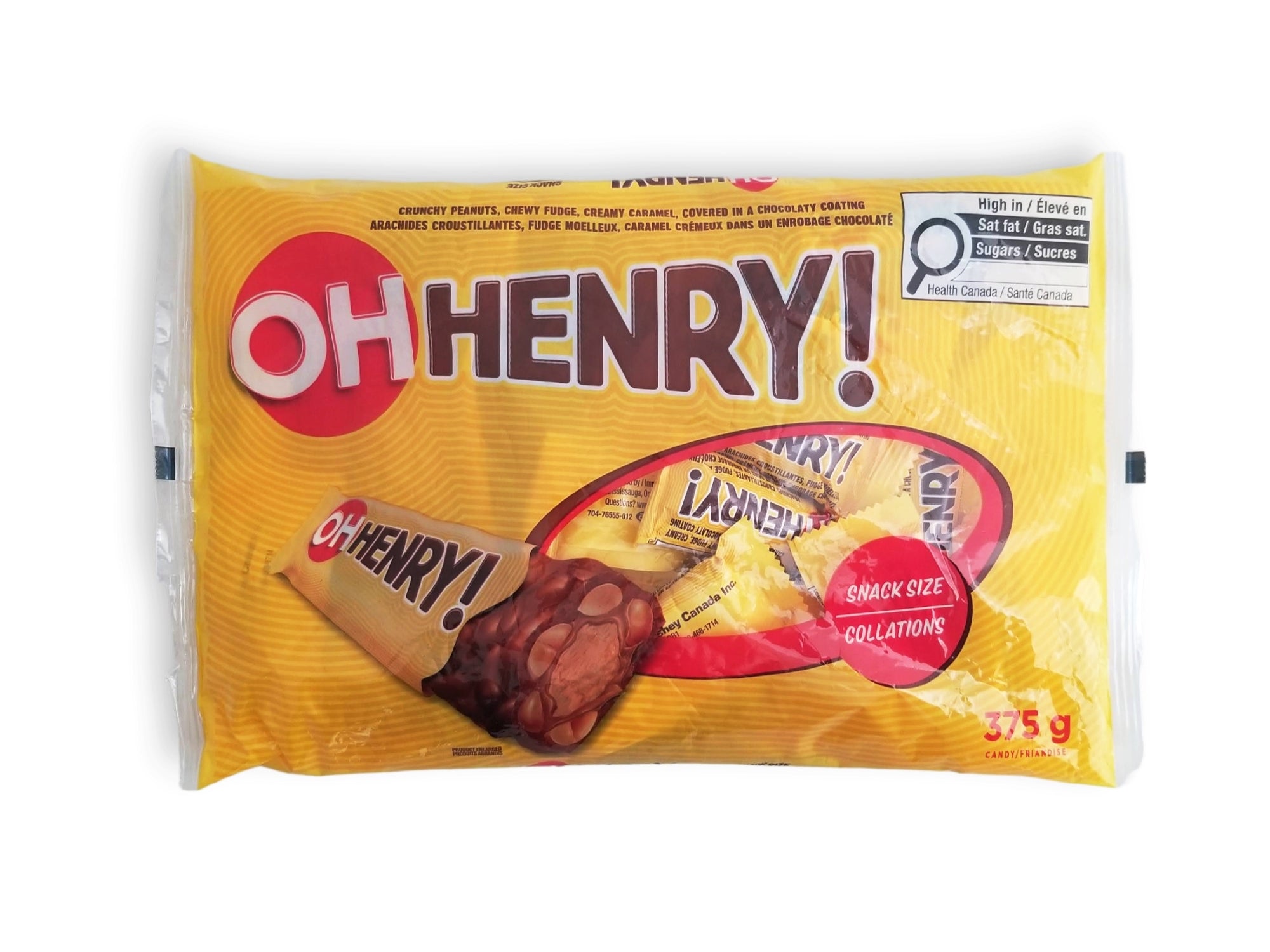 OH HENRY! Halloween Chocolatey Candy Bars, 375g/13 oz