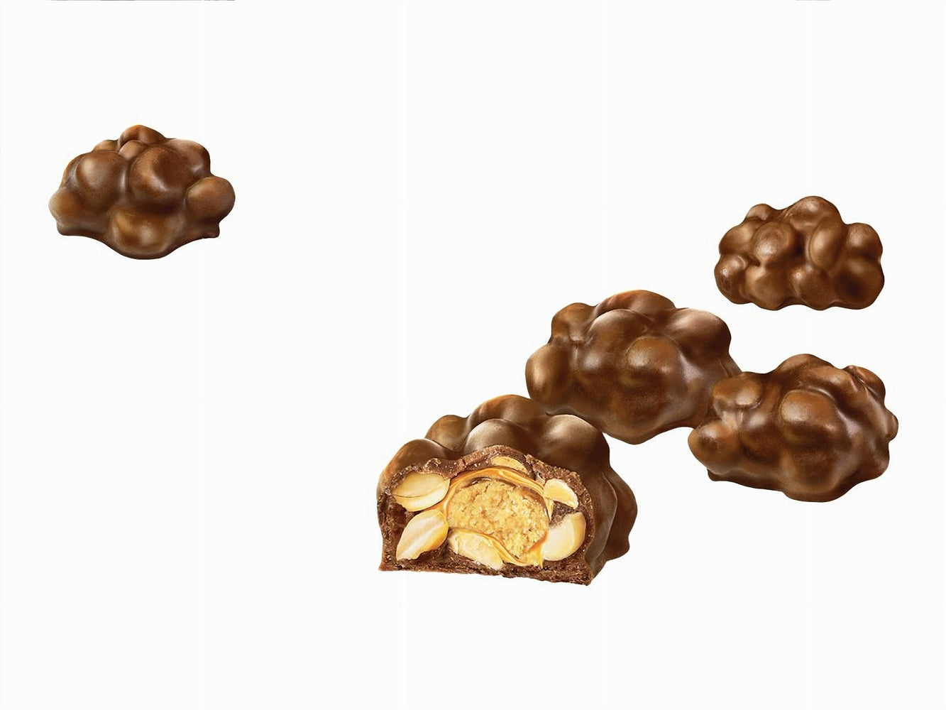 Oh Henry Chocolate Bites, Chocolate Peanut Candy - 200g/7.05 oz