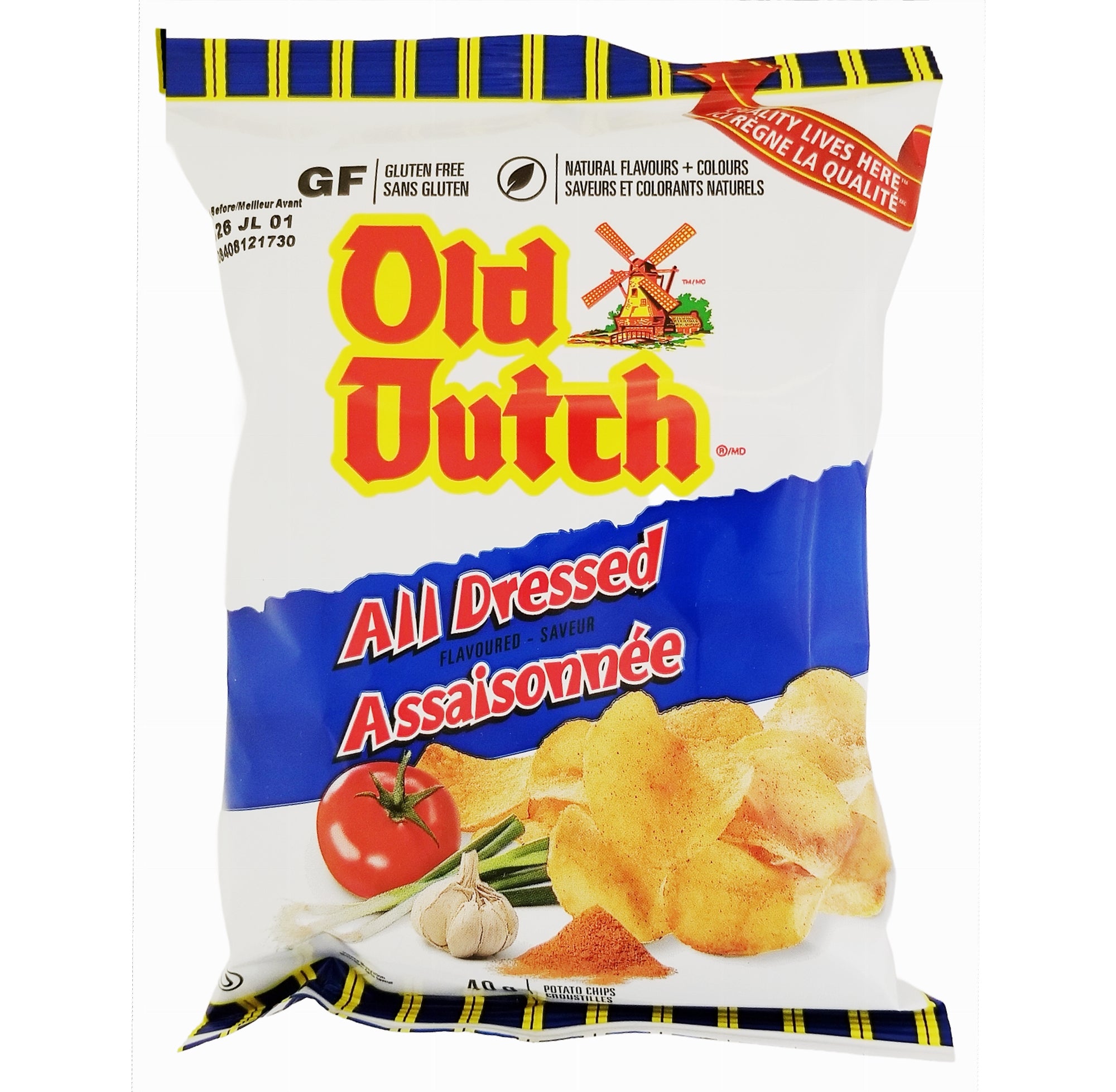 Old Dutch Potato Chips – 40 g (1.41 oz) | All Flavors & Sizes