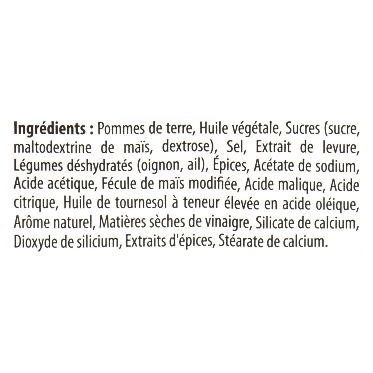 Old Dutch All Dressed Potato Chips, 235g/8.3 oz - Ingredients French