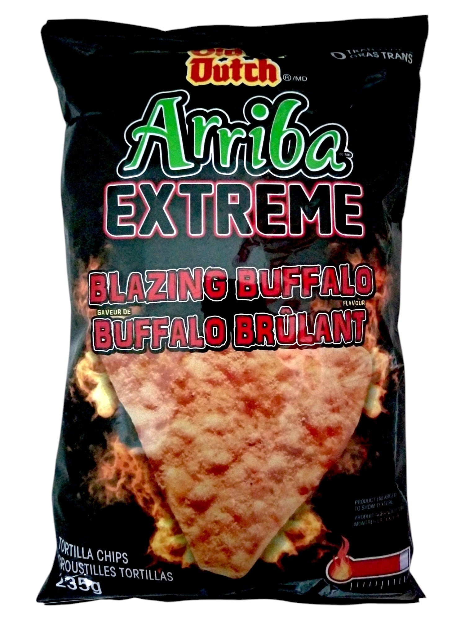 Old Dutch Arriba EXTREM Blazing Buffalo Tortilla Chips, 235g/8.3 oz