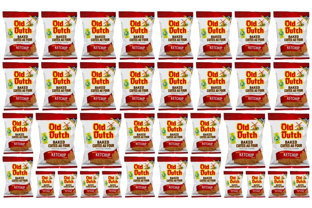 Old Dutch Baked Chips, Ketchup, 32g/1.13oz, (36pk){Imported from Canada}