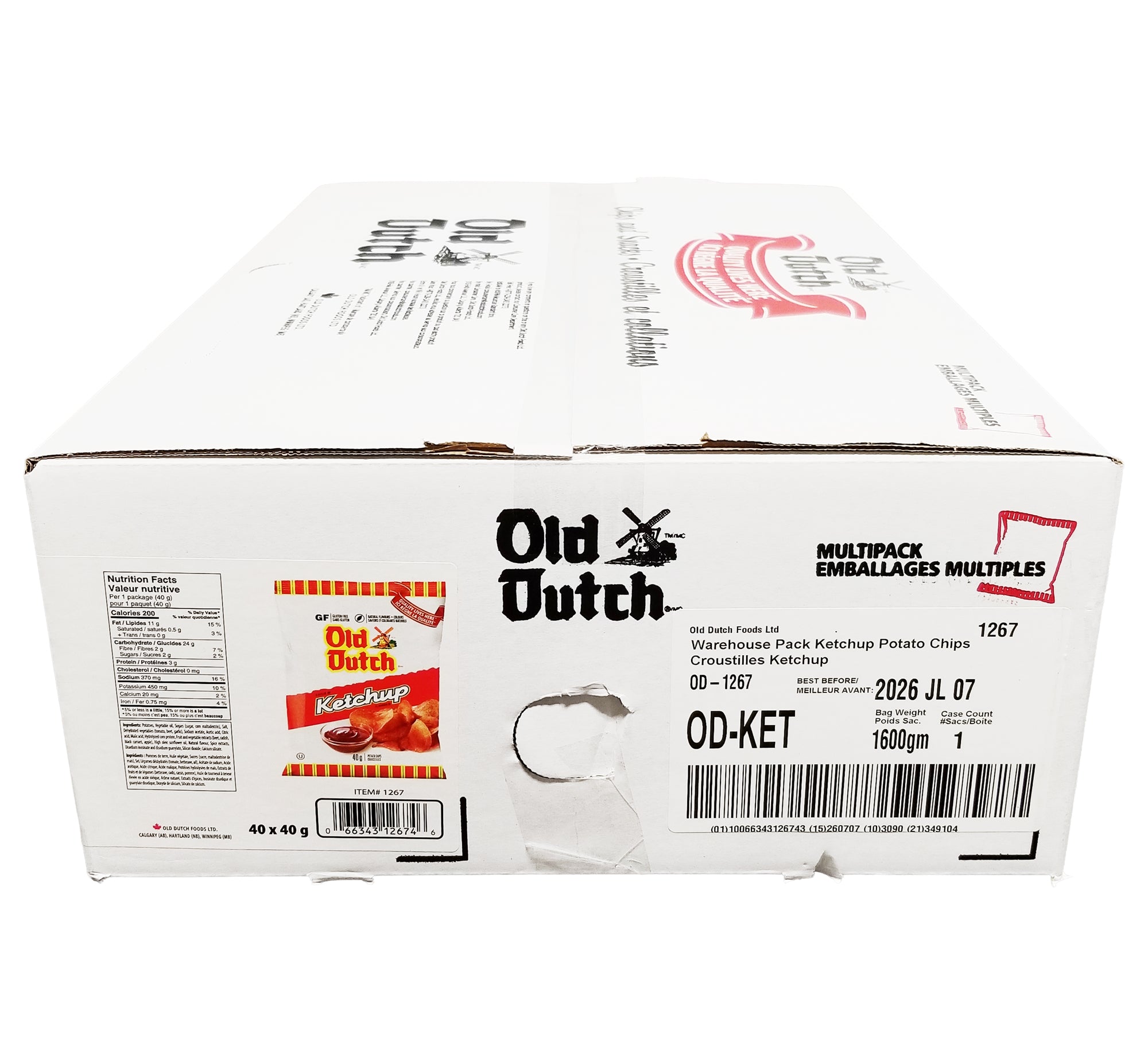 Old Dutch Potato Chips – 40 g (1.41 oz) | All Flavors & Sizes
