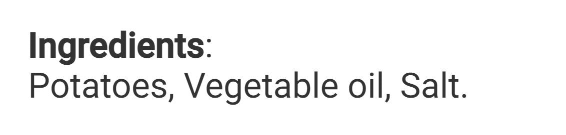 Old Dutch Original Flavour 40g/1.4oz bag of Chips, (Imported from Canada)