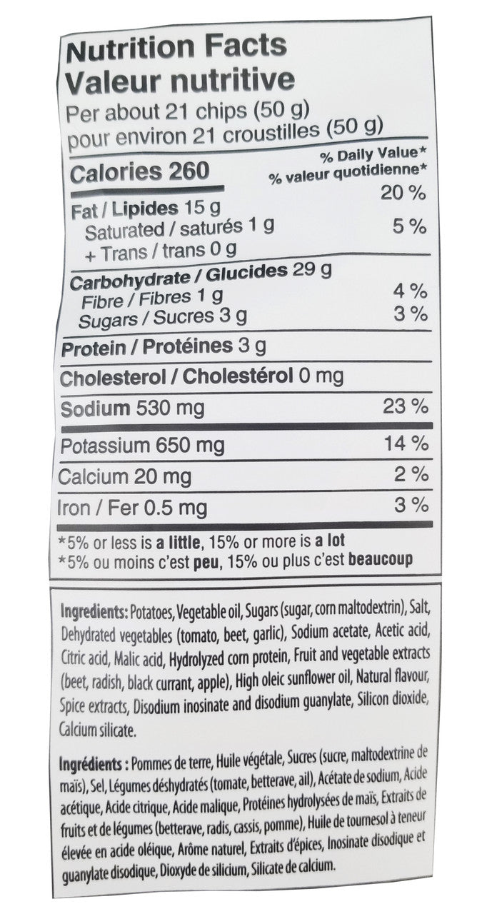 Old Dutch Ridgies Extra Ketchup Potato Chips, 200g/7 oz., Bag, {Imported from Canada}