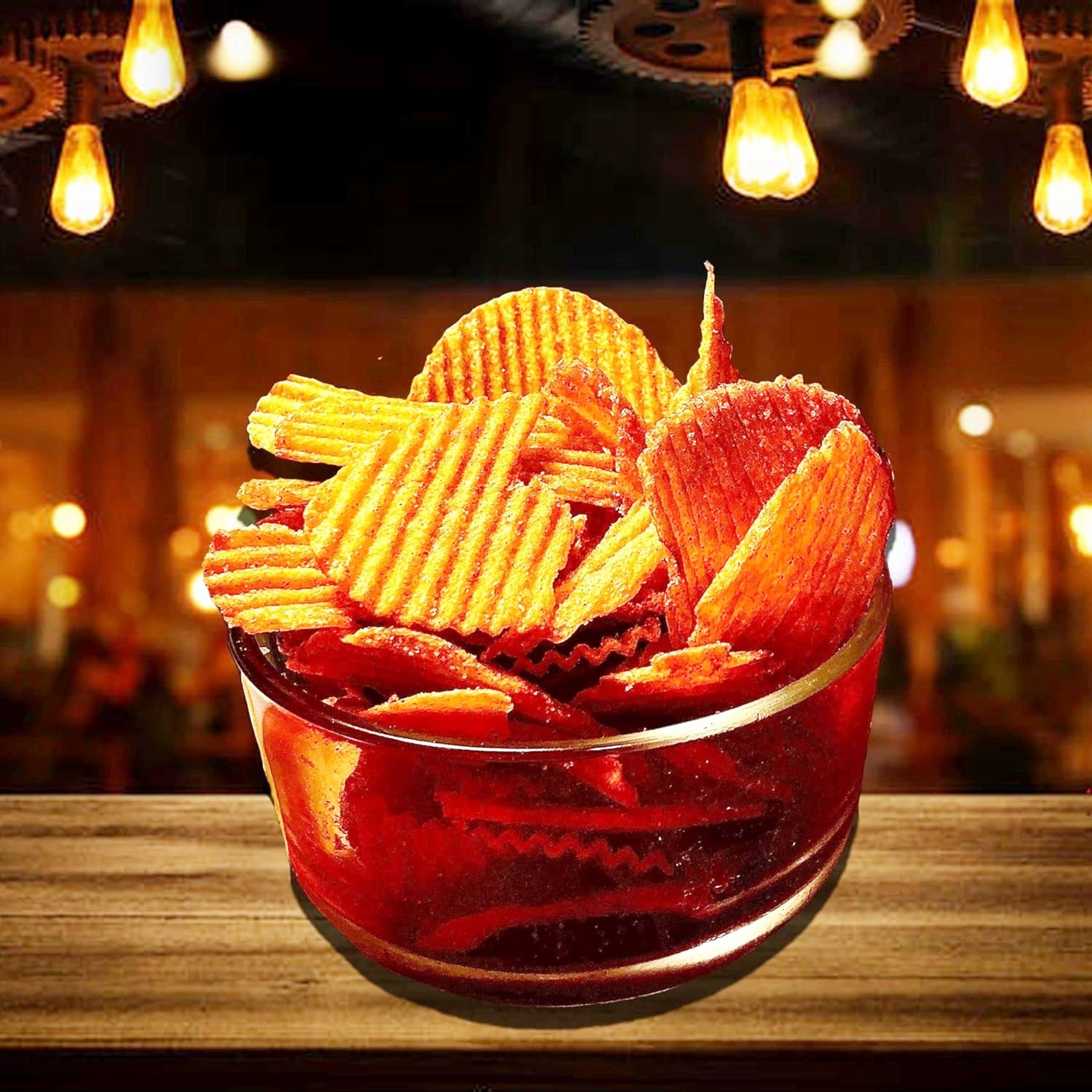 Old Dutch Ridgies Extra Honey BBQ Potato Chips - 40g/1.4 oz