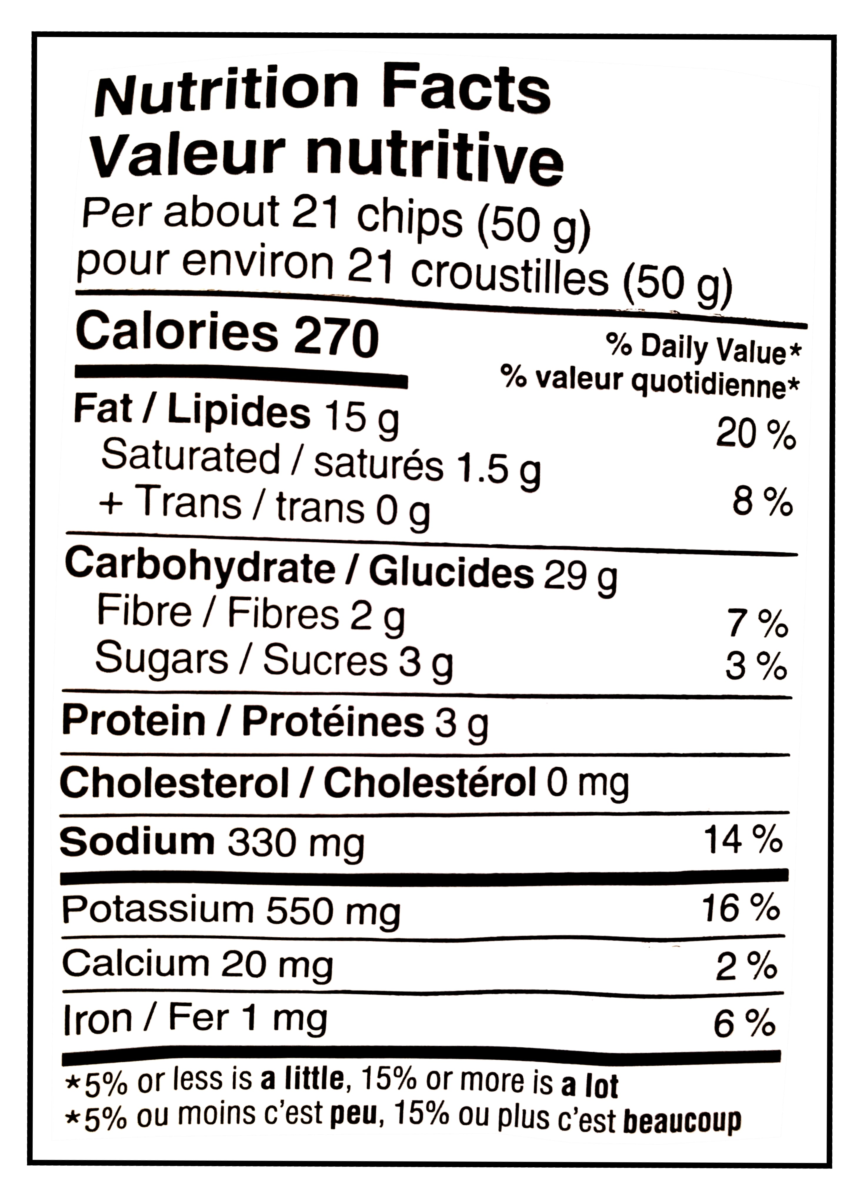 Old Dutch Ridgies Korean BBQ Bulgogi Potato Chips, 200g/7 oz - Nutrition Facts Label