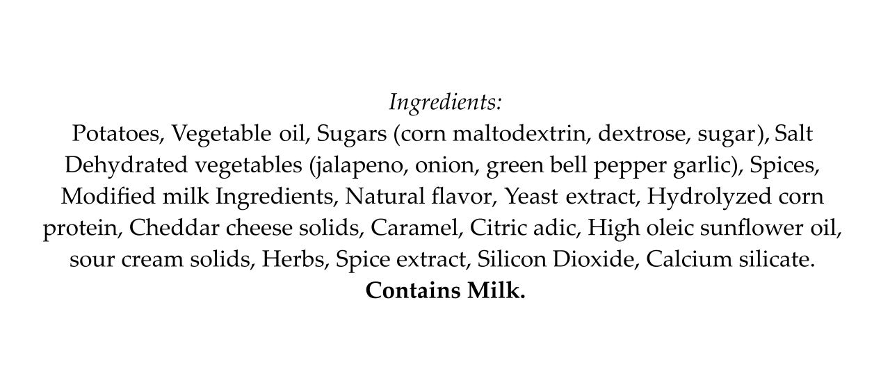 Old Dutch Rip-L Potato Chips Jalapeno Cheddar 235g/8.2 oz. {Imported from Canada}