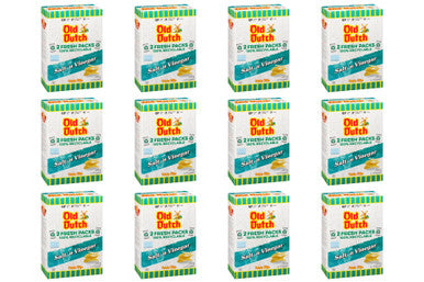 Old Dutch Salt & Vinegar Potato Chips 220g/7.8 oz., Box (12pk) {Imported from Canada}