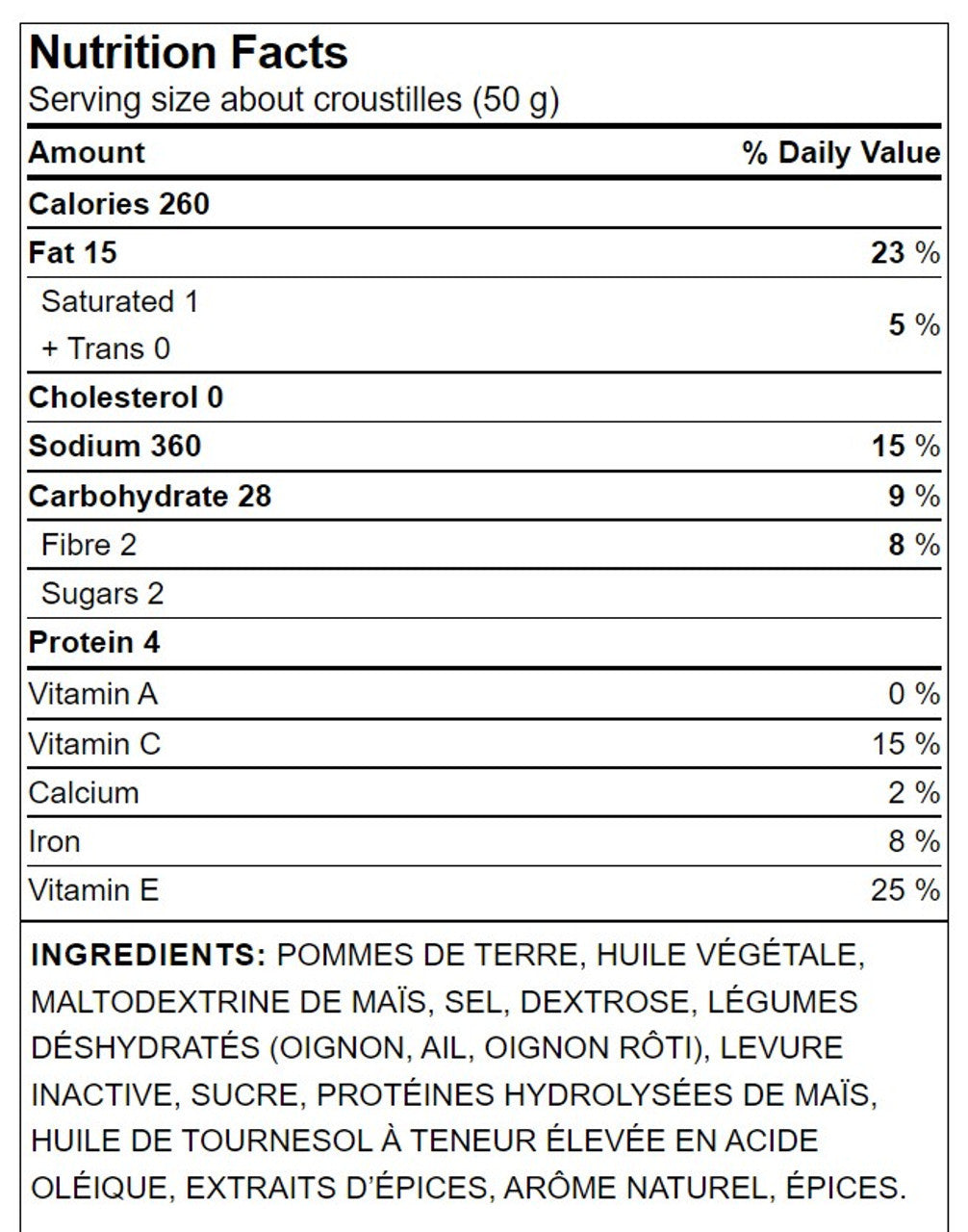 Old Dutch Salt & Vinegar Potato Chips 220g/7.8 oz., Box {Imported from Canada}