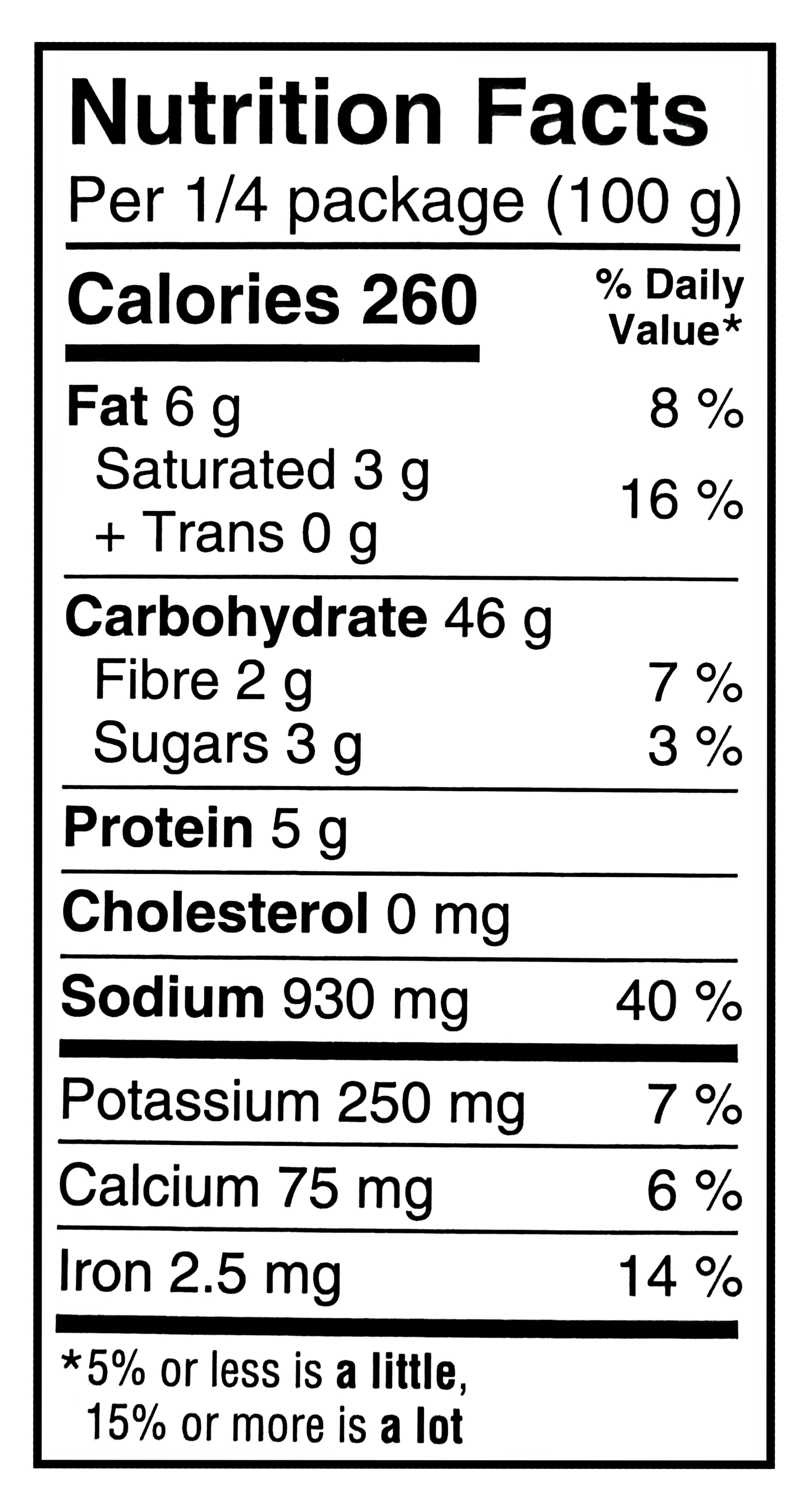 Old El Paso Fajita Dinner Kit, 400g/14.1 oz - Nutrition - Facts