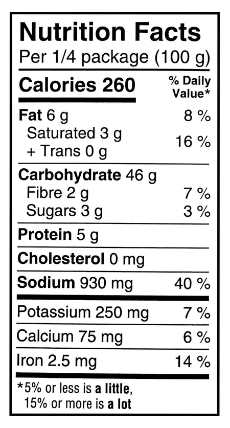 Old El Paso Fajita Dinner Kit, 400g/14.1 oz - Nutrition - Facts