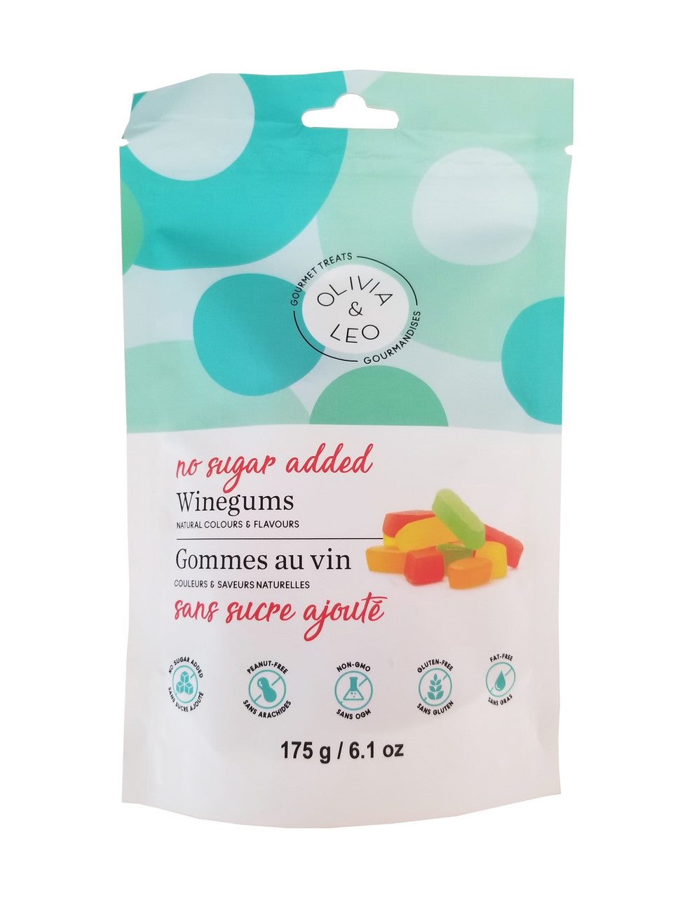 Olivia & Leo No Sugar Added Winegums, 175g/6.1 oz. {Imported from Canada}