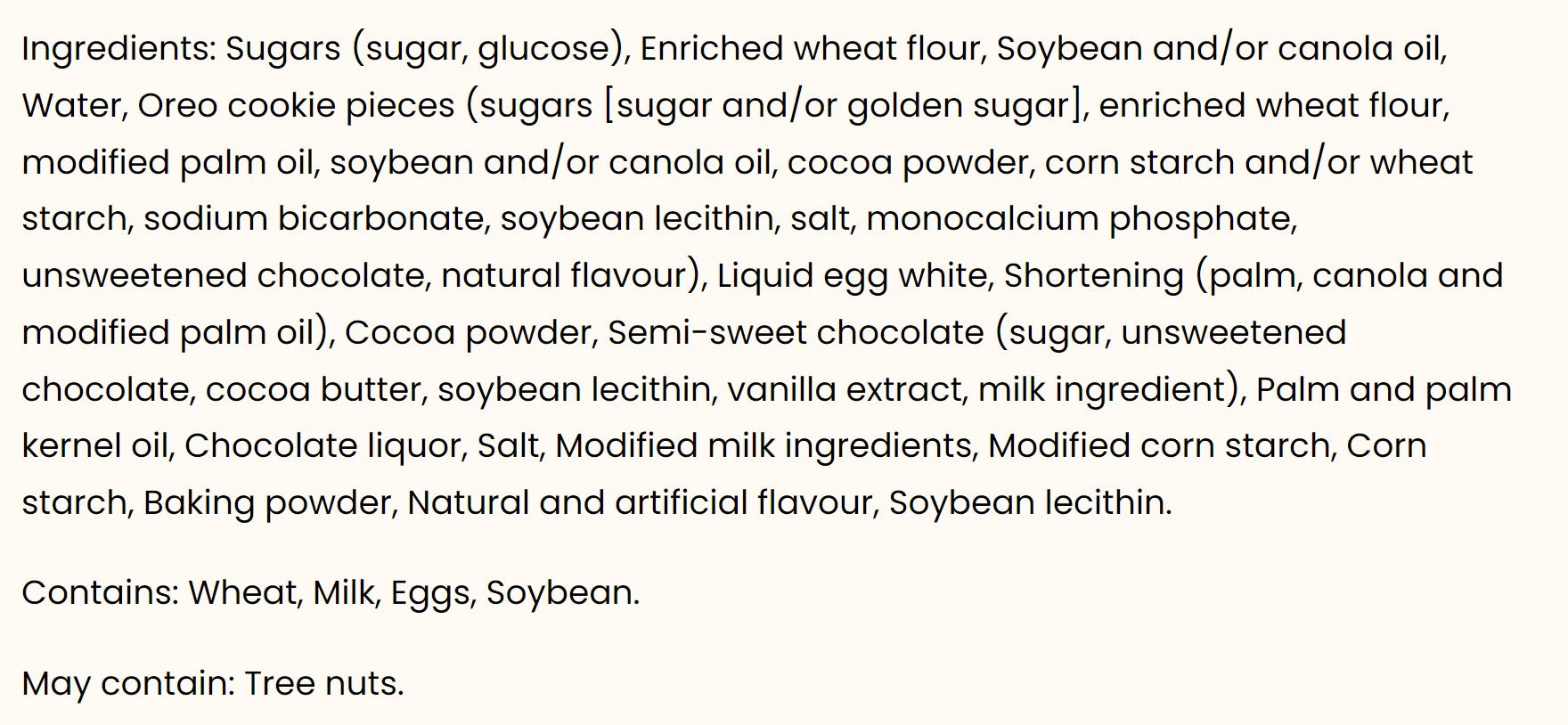 Oreo Two-Bite Brownies, 300g/10.5 oz. Box