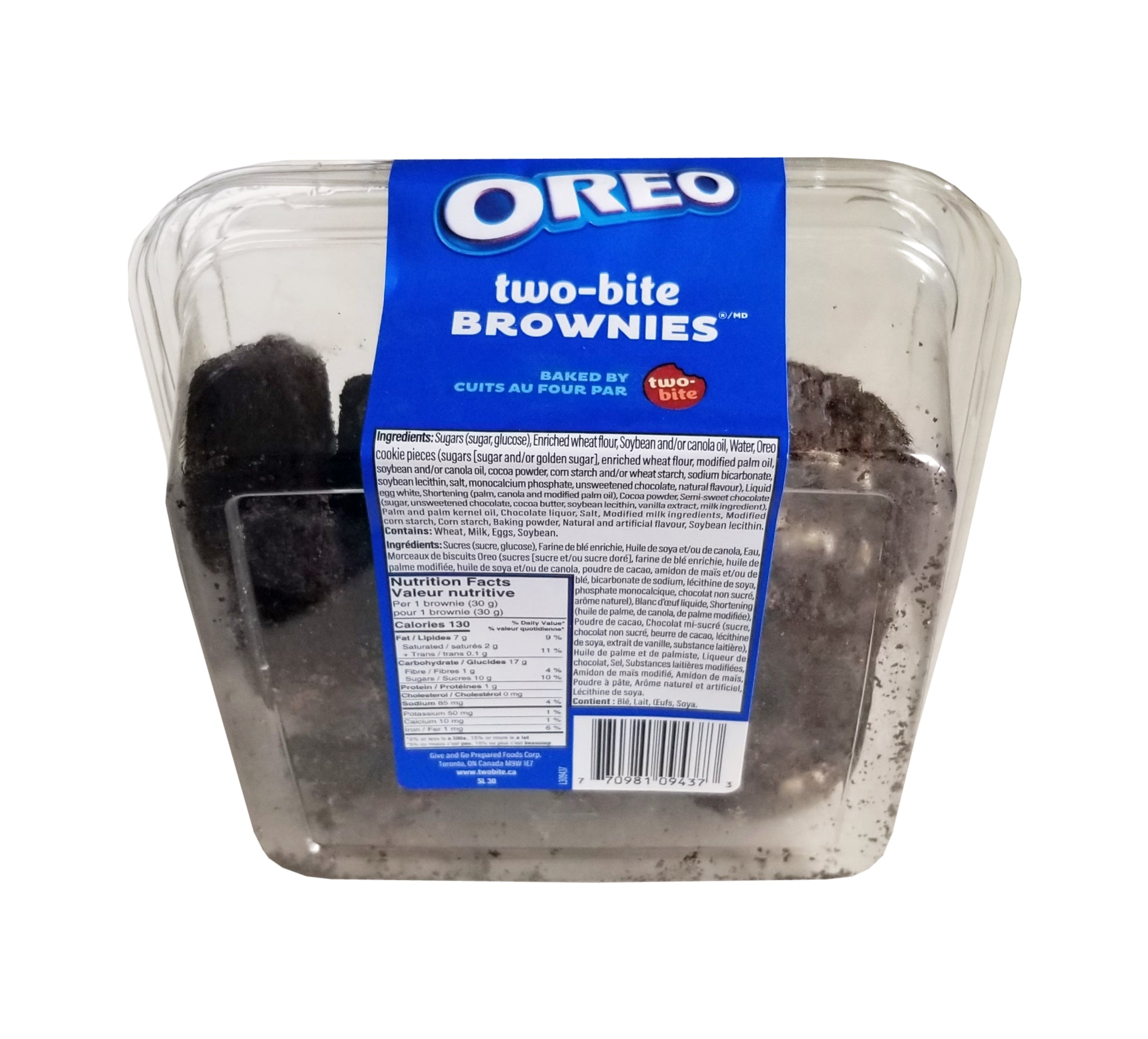 Oreo Two-Bite Brownies, 300g/10.5 oz. Box