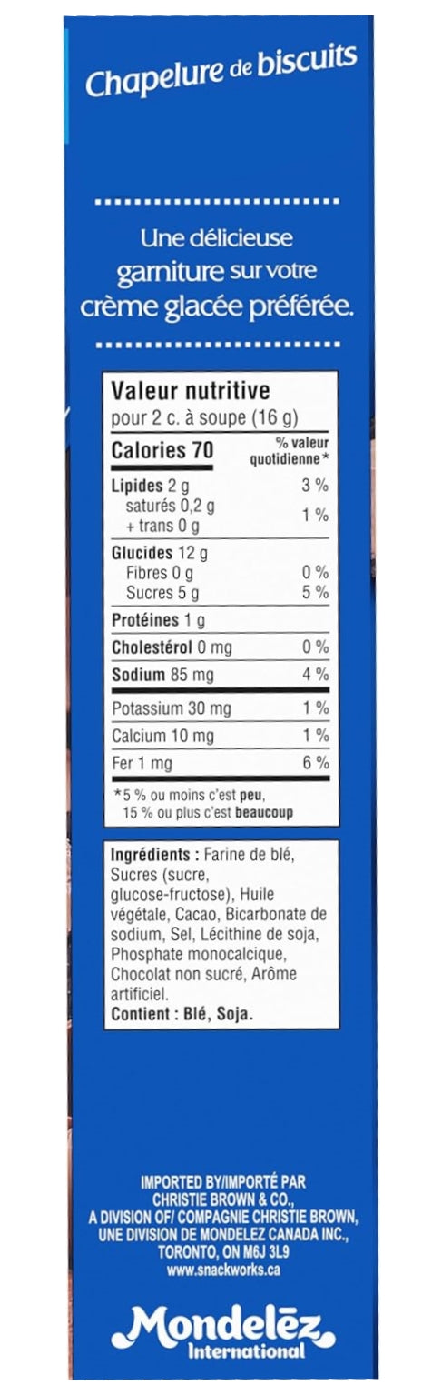 Christie Baking Crumbs 400g/14.10oz., (12pk) {Imported from Canada}