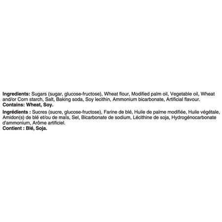 Oreo Golden Double Stuf Cookies, 261g/9.2 oz. Bag Ingredients