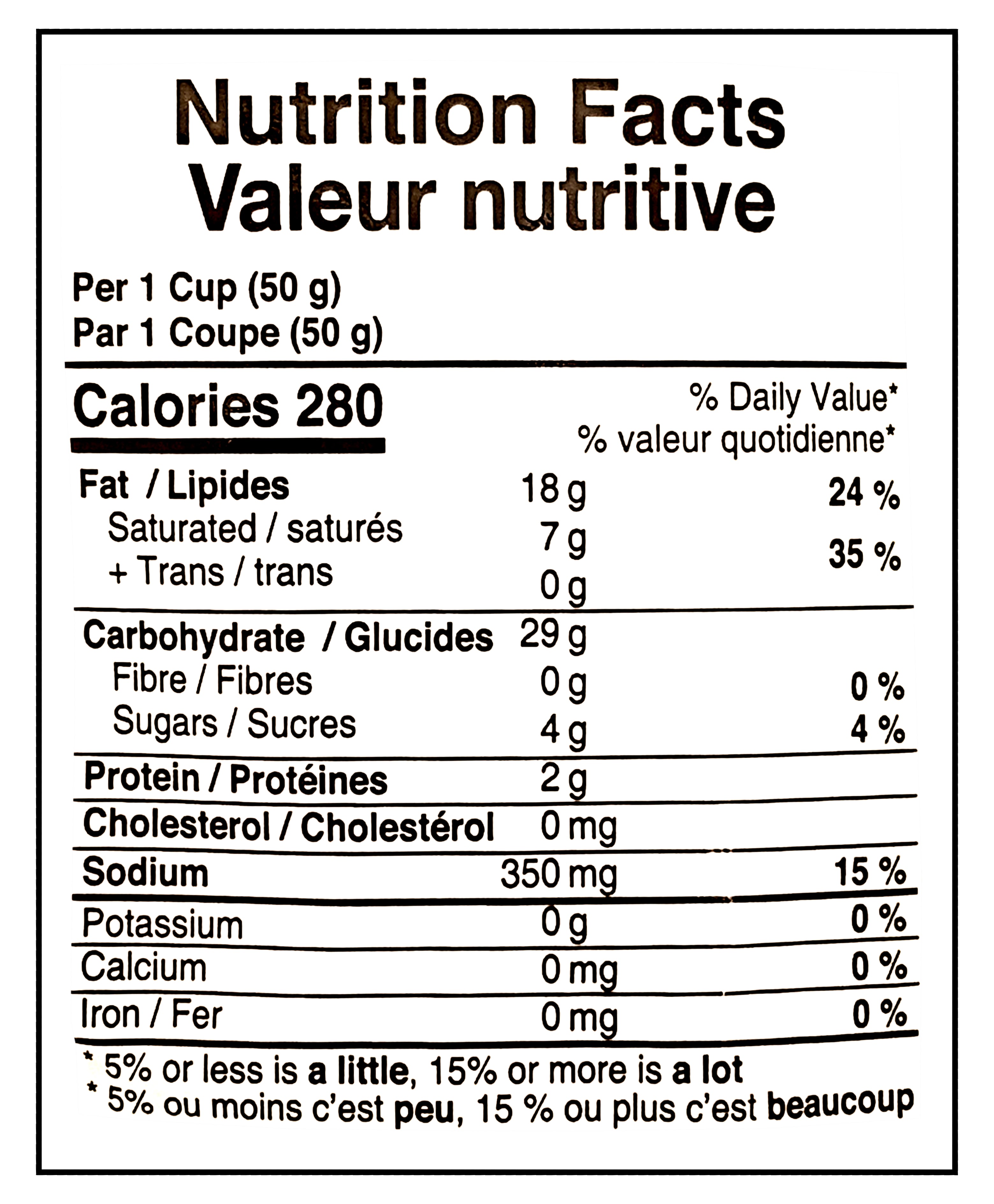 Orion Turtle Chips Sweet Corn Flavor, 160g/5.6 oz. - Nutrition Facts Label