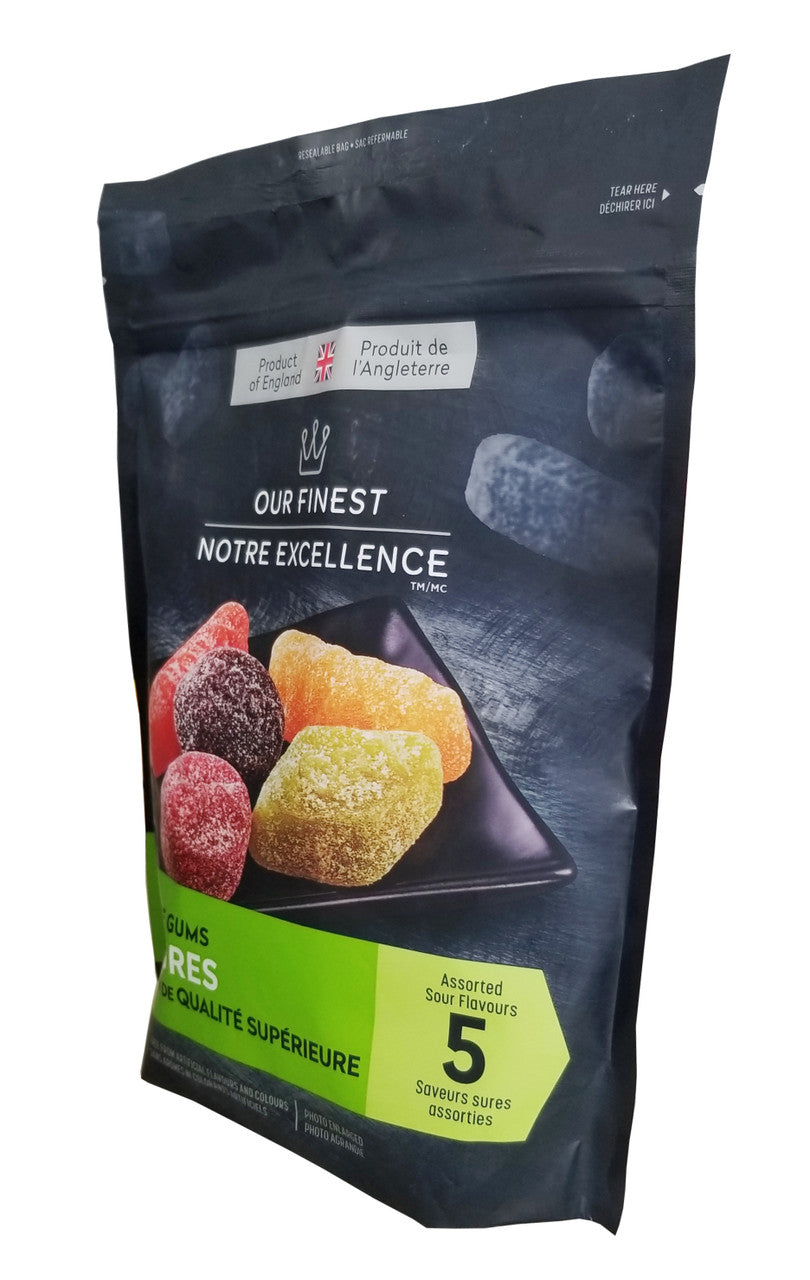 Our Finest Sour Premium Wine Gums, 400g/14 oz. Bag, {Imported from Canada}