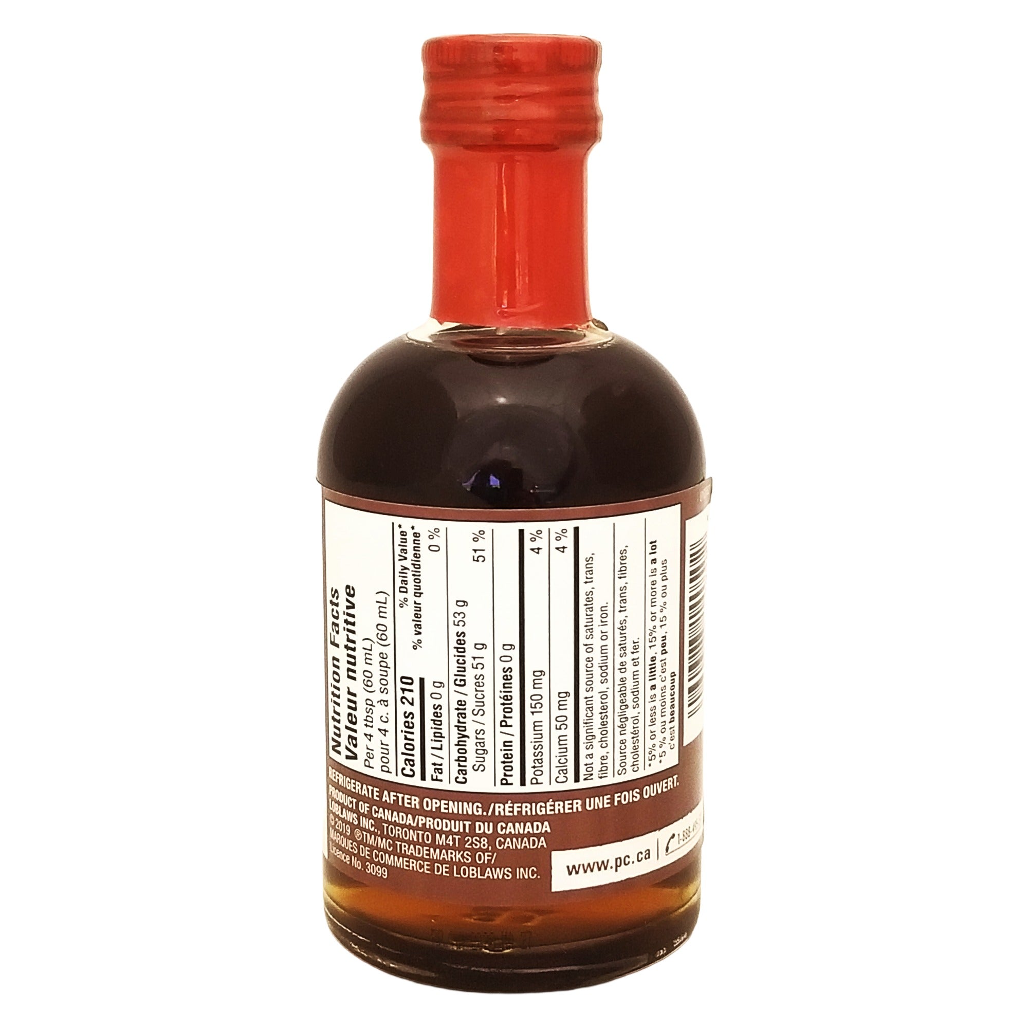 President's Choice Dark Maple Syrup 100% Pure – 200 ml (6.8 fl oz)