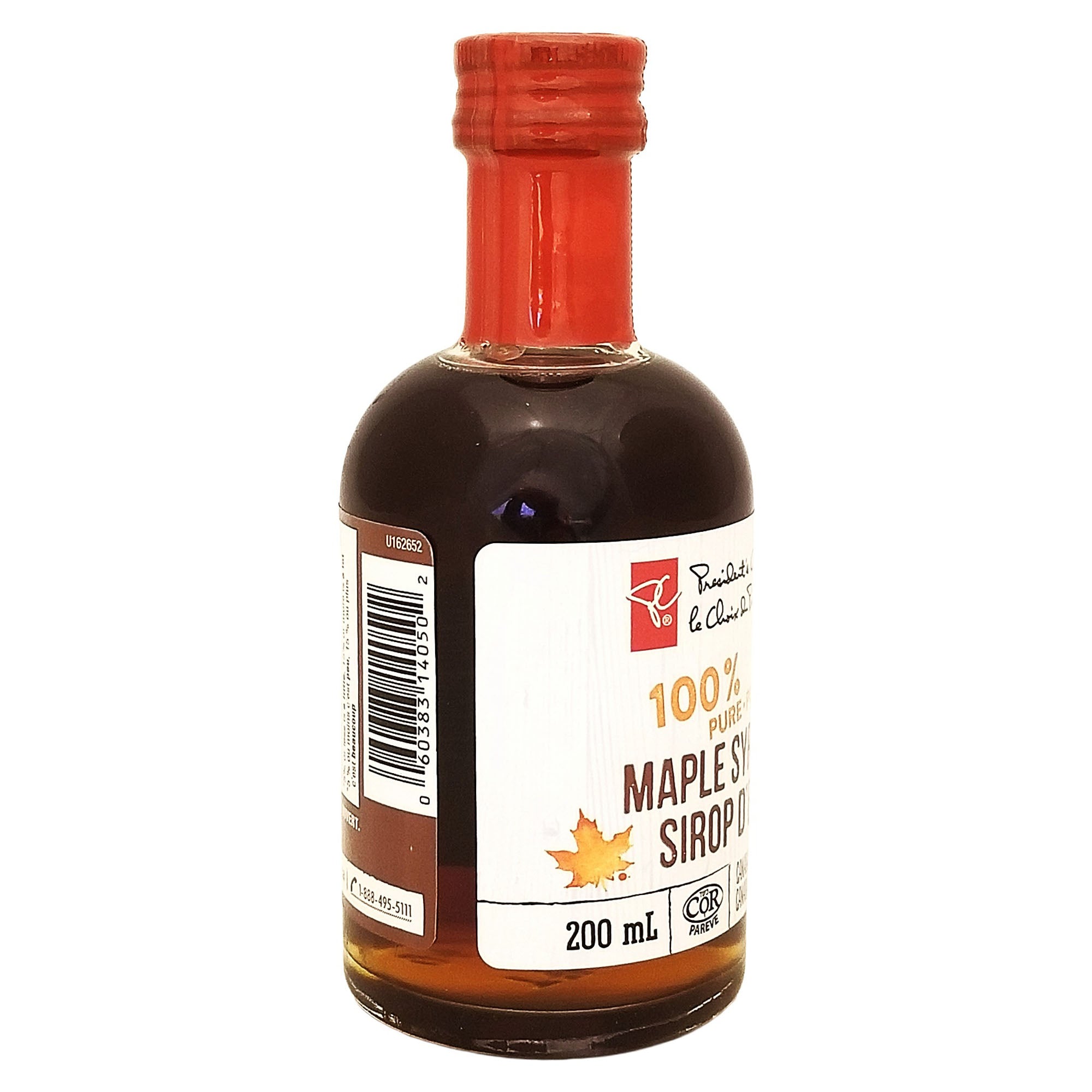 President's Choice Dark Maple Syrup 100% Pure – 200 ml (6.8 fl oz)